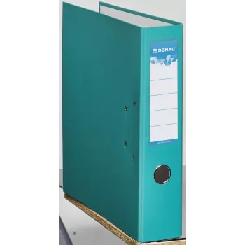 Donau Elektronik Klassik Segregator dźwigniowy Turkusowy Karton 7,5 cm DIN A4