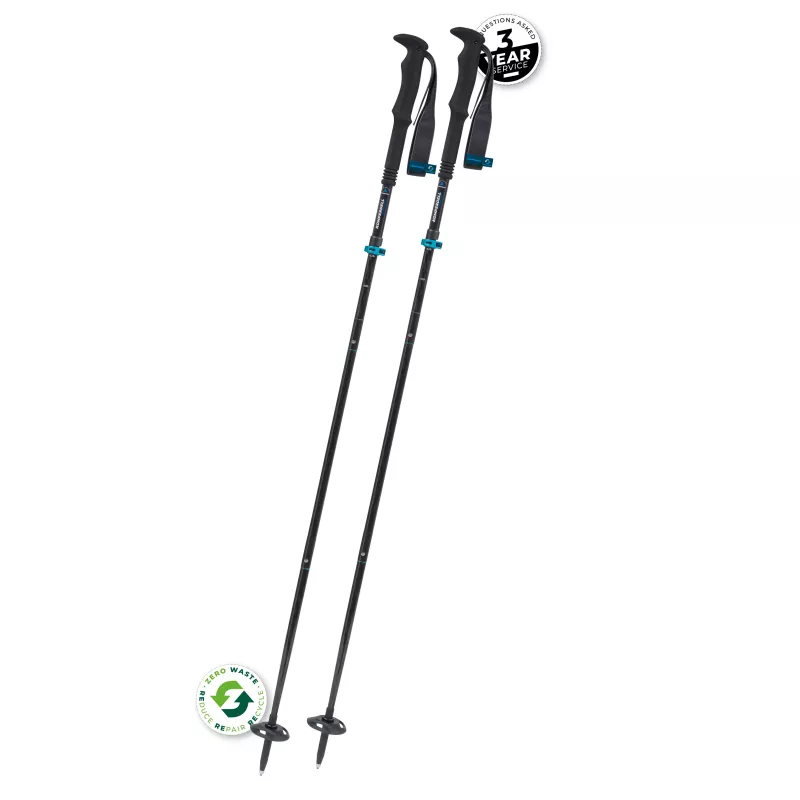 Komperdell Fx Lite Carbon Vario Approach kije trekkingowe, niebieskie