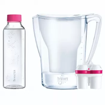 BWT AQUAlizer Home Manual Sparkling Water Maker 125626883 z butelką szklaną