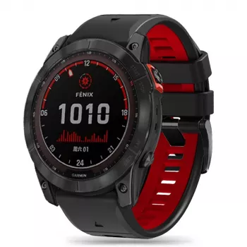 TECH-PROTECT ICONBAND PRO Garmin Fenix 3 / 5X / 3HR / 5X Plus / 6X / 6X Pro / 7X Czarny/Czerwony