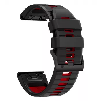 TECH-PROTECT ICONBAND PRO Garmin Fenix 3 / 5X / 3HR / 5X Plus / 6X / 6X Pro / 7X Czarny/Czerwony