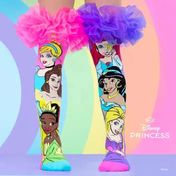 MADMIA Disney Princess 3D skarpetki dziecięce podkolanówki Md028
