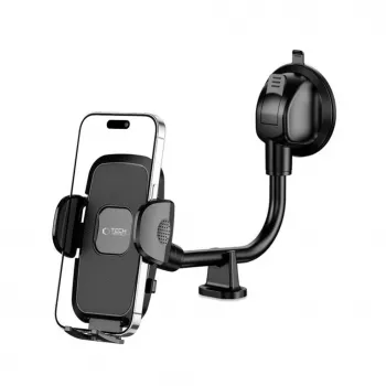 Uchwyt samochodowy TECH-PROTECT V3 Universal Long Arm na szybę i deskę rozdzielczą, czarny