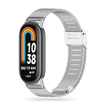 TECH-PROTECT Pasek Milanese do Xiaomi Smart Band 8 / 9 / NFC - Srebrny