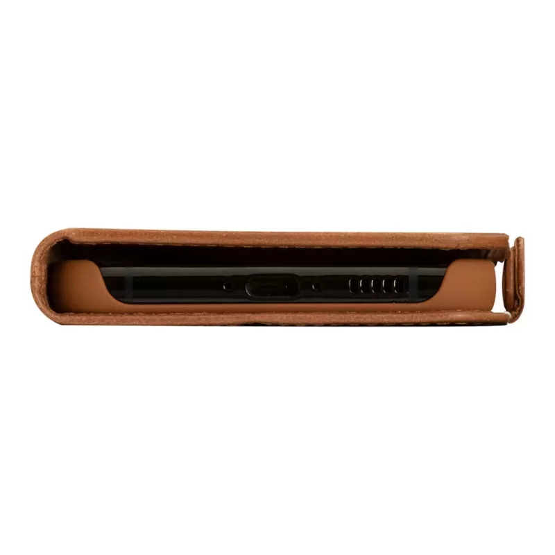 dbramante1928 Copenhagen Flip Case do Samsung Galaxy A54 - Pełnoziarnista Skóra - Jasny Brąz