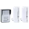 EURA ADP-48A3 (RL-3203CC) Przewodowy System Domofonowy - Biały/Srebrny