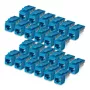 StarTech.com Cat6 Keystone Jack 24-Pack, RJ45 Ethernet Keystone Coupler, UTP Cat6 Wall Jack, 90 Degree 110 Punch Down, Blue