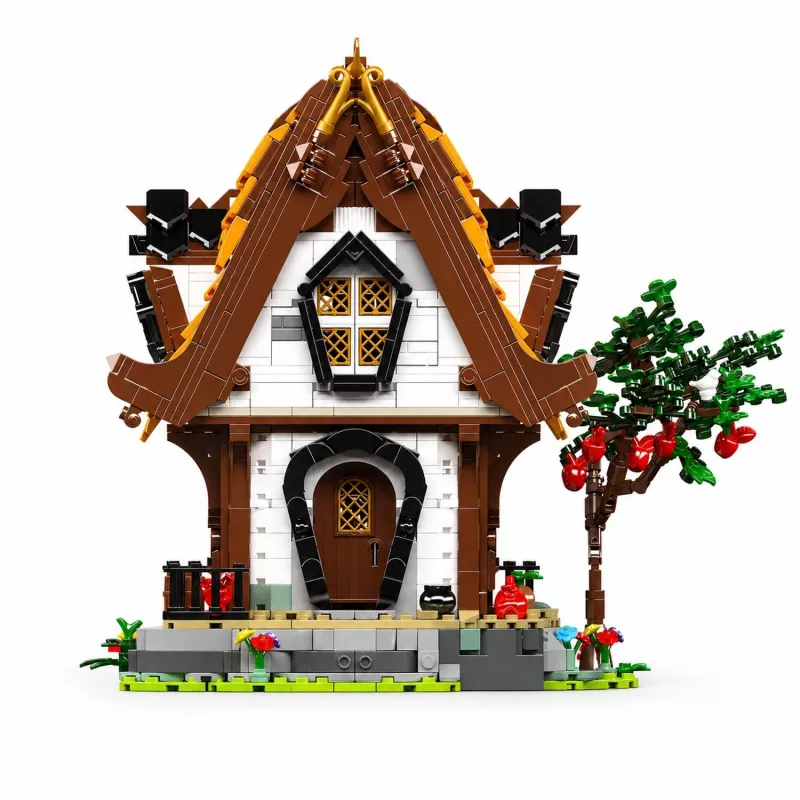 Mould King Medieval World Log Cabin 16054 Building Block Set (2192 Pieces)