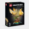 MOULD KING 10150 Black-Capped Lory Building Set | 1,052 Pieces