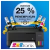 Epson EcoTank ET-1910 Wielofunkcyjna Drukarka Atramentowa - Kolor - Drukuj, Skanuj, Kopiuj - A4, Legal - Do 11 str./min Druk - Podajnik na 100 arkuszy - Wi-Fi