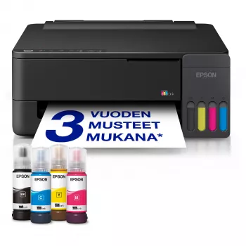 Epson EcoTank ET-1910 Wielofunkcyjna Drukarka Atramentowa - Kolor - Drukuj, Skanuj, Kopiuj - A4, Legal - Do 11 str./min Druk - Podajnik na 100 arkuszy - Wi-Fi