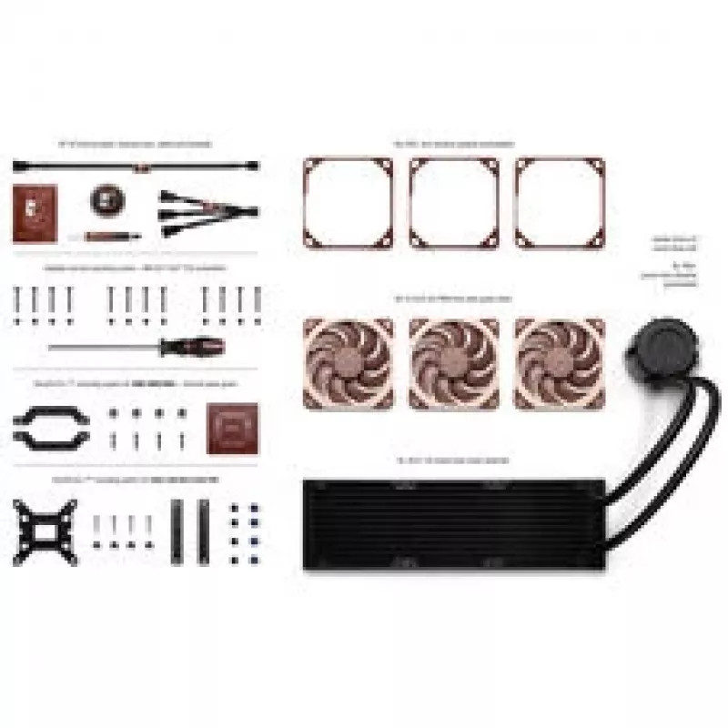 Noctua NL-LC1-36 AIO Liquid Cooler 360mm, Black/Brown