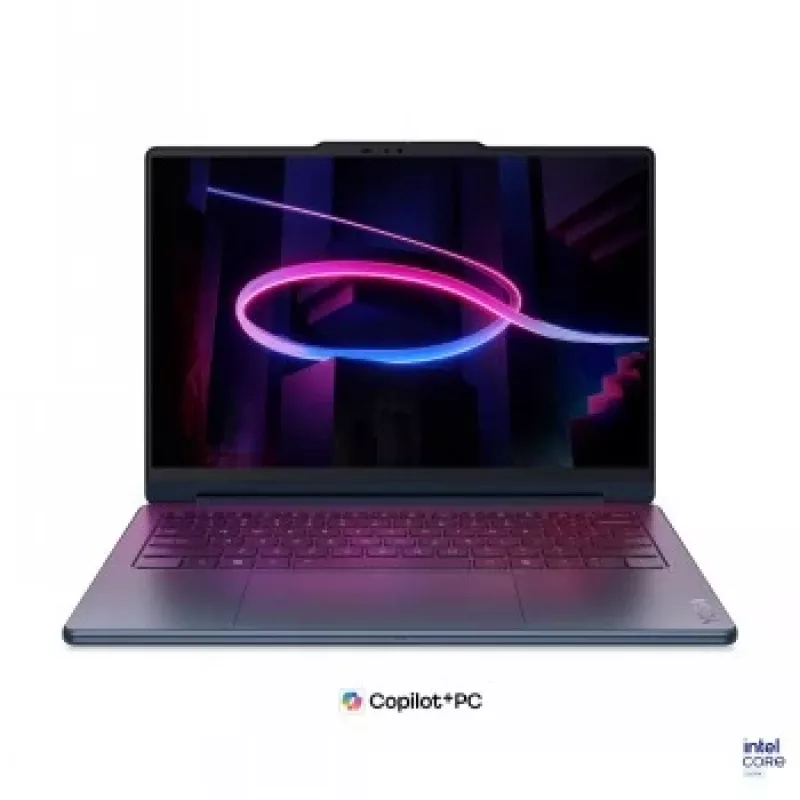 Lenovo Yoga 9 2-in-1 14IPH11 Intel, Cosmic Blue, 14 cali OLED Dotyk 2.8K WQXGA+, Intel Core Ultra 7 355, 32 GB LPDDR5X, 1 TB SSD, Intel Graphics, Windows 11 Home, Klawiatura angielska, Podświetlana, Wi-Fi 7, Bluetooth 5.4, Bez zasilacza