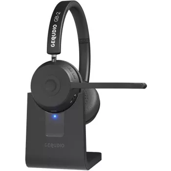 GEQUDIO Bluetooth Headset GB-2 z Ładowarką - Zestaw słuchawkowy