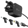 J5CREATE 67W GaN PD USB-C Mini Charger z 3 rodzajami złączy DC