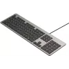 UNITEK SlimTap Wired Office Keyboard, USB-A, Grey