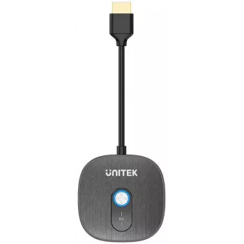 Dodatkowy bezprzewodowy odbiornik HDMI Unitek do nadajnika V1711A, czarny