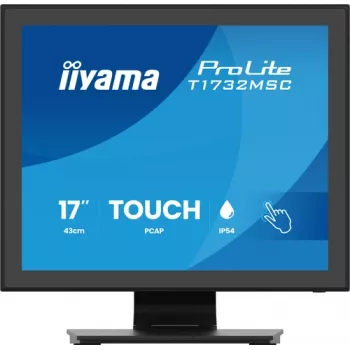 IIYAMA ProLite T1732MSC-B2S 17 inch PCAP Touch Monitor, 1280x1024, TN LED, 10-Point Multi-Touch, Czarny