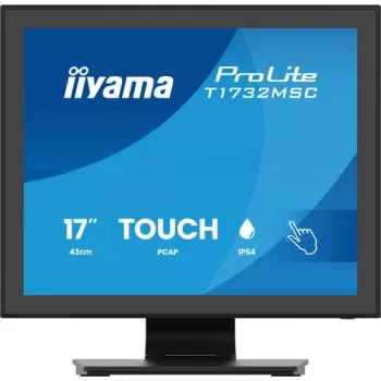 IIYAMA ProLite T1732MSC-B2S 17 inch PCAP Touch Monitor, 1280x1024, TN LED, 10-Point Multi-Touch, Czarny