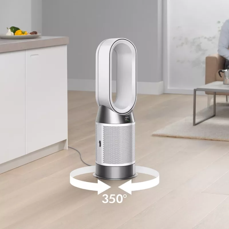 Dyson Purifier Hot+Cool HP1 Oczyszczacz Powietrza, Grzejnik i Wentylator, 27 m², 61,4 dB, Biały/Złoty