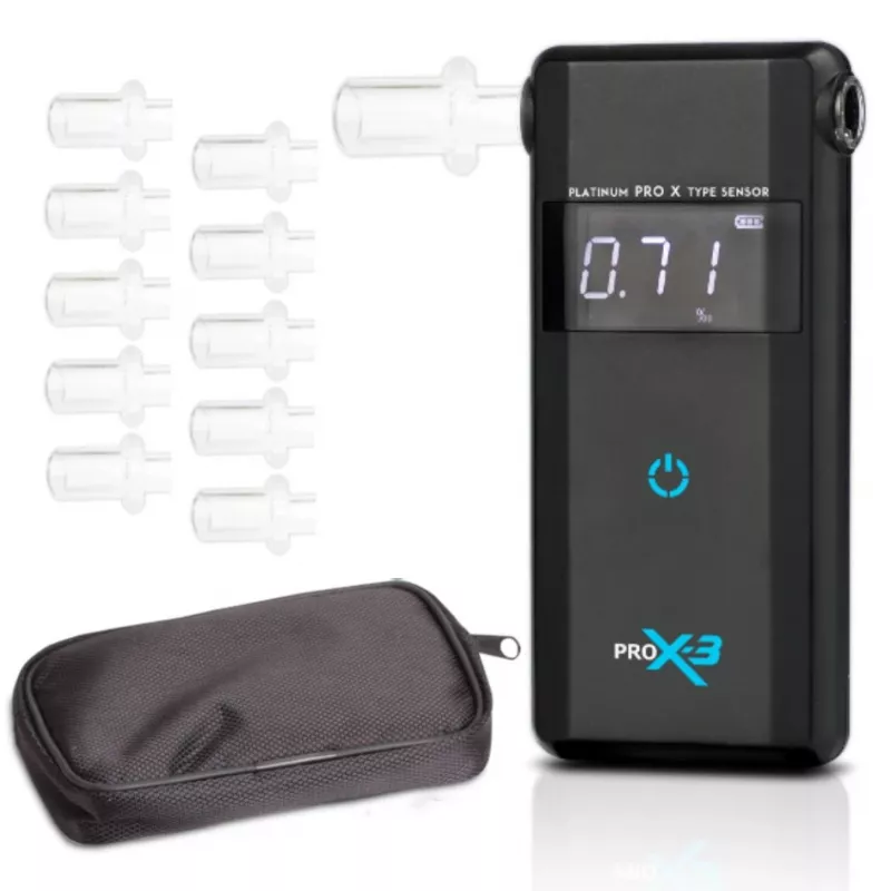 AlcoFind PRO-X-3 Alkomat z ustnikami, kalibracja co 12 miesięcy