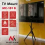 Maclean TV Floor Stand/Mount, 27-55 inch, VESA 200x200, 60 kg, Black, MC-181 B