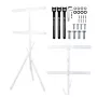 Maclean TV Floor Stand/Mount, 37-80 inch, Max VESA 600x400, Max 60 kg, White, MC-182 W