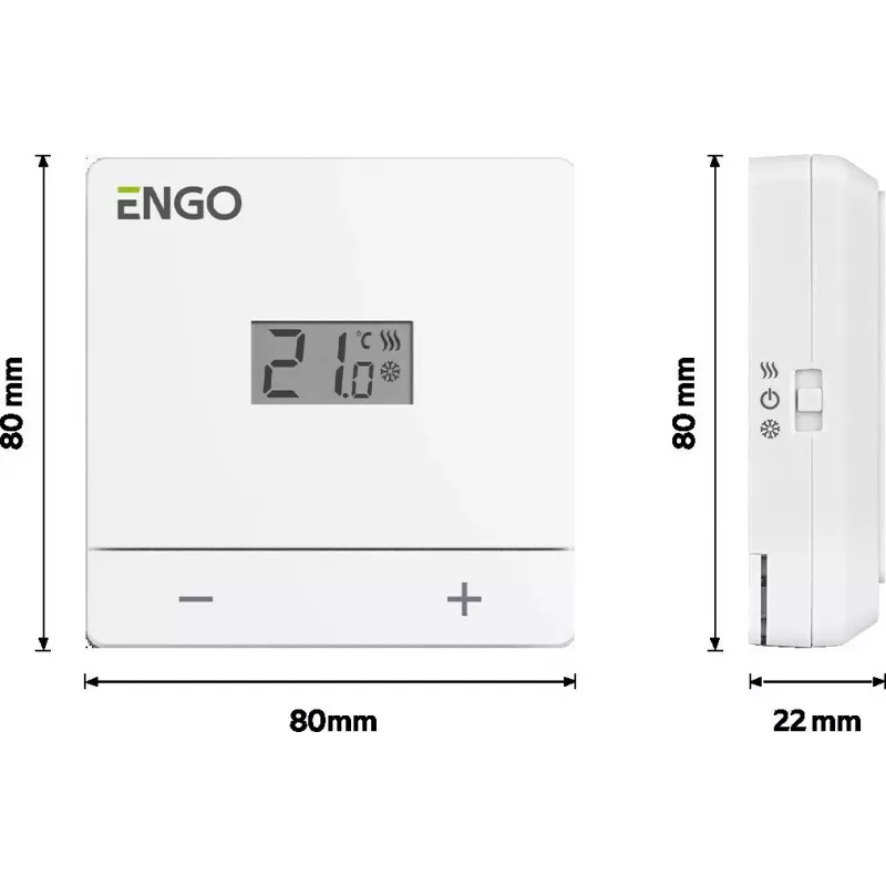 ENGO Controls EASY-BATW Bateria do sterownika temperatury