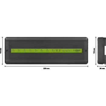 ENGO Controls ECB62-ZB Centrala Smart Home, 6 stref bezprzewodowych + 2 przewodowe, 230V