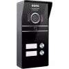 Eura VDP-80C5 Dwurodzinny System Wideodomofonowy, Czarny, 2x 7 inch LCD, FHD, 2 Wejścia, Kamera 1080p, Czytnik RFID, Montaż Natynkowy