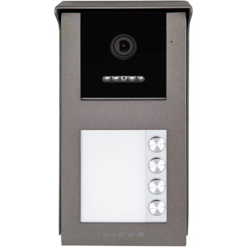Panel zewnętrzny VIDOS IPX S101-4 2MP 1080p IP65 wandaloodporny