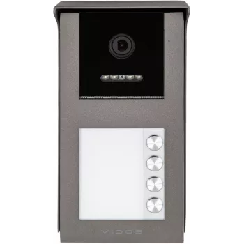 Panel zewnętrzny VIDOS IPX S101-4 2MP 1080p IP65 wandaloodporny