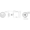 Hikvision DS-2CD2083G2-LI2U(2.8mm)(BLACK) 8MP AcuSense Fixed Bullet IP Camera z inteligentnym hybrydowym oświetleniem