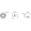 Hikvision DS-2CD2H123G2-LIZS2UY/SL(2.8-12mm)/O-STD 2MP AcuSense Turret IP Camera z lampą błyskową i ostrzeżeniem dźwiękowym