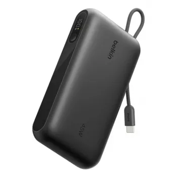 Belkin BoostCharge Power Bank z wyświetlaczem 20000 mAh Czarny z kablem USB-C