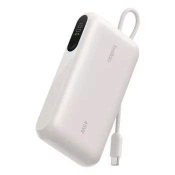 Belkin BOOSTCHARGE Power Bank z wyświetlaczem Piaskowy 10000mAh z kablem USB-C