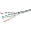 ROLINE S/FTP Cat.6A (Class EA) LSOH Solid Wire Bulk Cable, 100 m, Grey