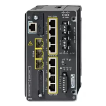 CISCO IE-3500-8P3S-A Industrial Managed Switch, 8 GE PoE+ i 3 GE SFP Modular, NA