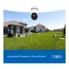 TP-LINK Tapo C560WS V1 Sieciowa kamera monitorująca - obrót/pochylenie - zewnętrzna - odporna na warunki atmosferyczne - kolorowe widzenie nocne - 8 MP - 4K UHD - stała ogniskowa - audio - bezprzewodowa - Wi-Fi 6 - 802.11ax