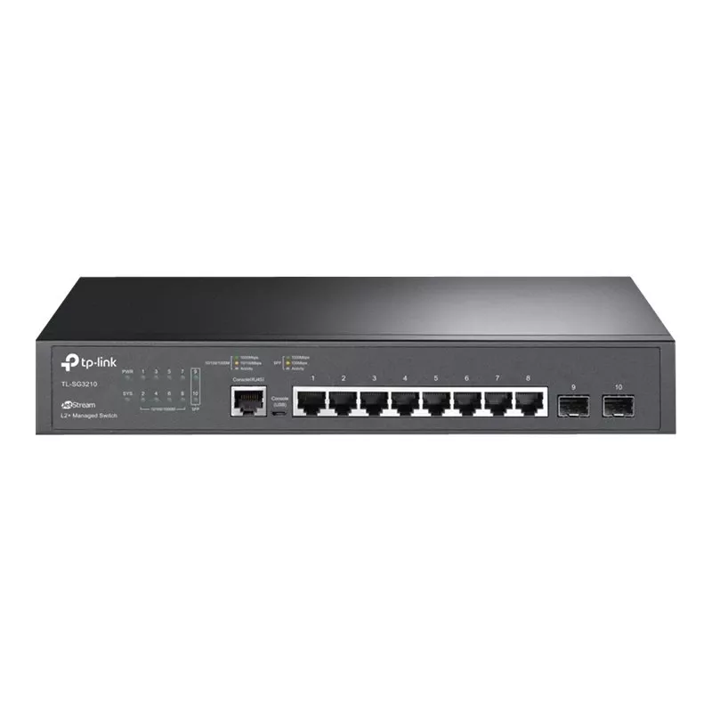 TP-Link LiteWave SG3210 L2 Managed Switch z 8 portami Gigabit i 2 gniazdami SFP