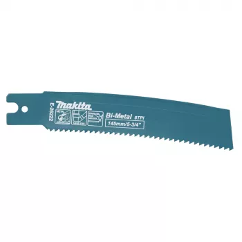 Makita E-26222 Brzeszczot do piły szablastej do akumulatorowej piły szablastej JR003G, Długość cięcia 145 mm, Bi-Metal