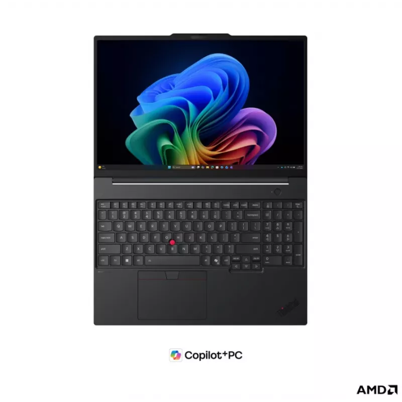 Lenovo ThinkPad T16 G5 AMD 16 inch WUXGA IPS Laptop, AMD Ryzen AI 5 PRO 440, 16GB DDR5, 512GB SSD, AMD Radeon 840M, Windows 11 Pro, Czarny