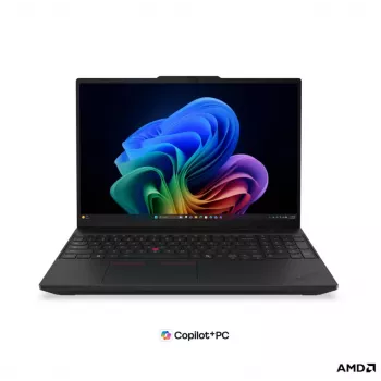 Lenovo ThinkPad T16 G5 AMD 16 inch WUXGA IPS Laptop, AMD Ryzen AI 5 PRO 440, 16GB DDR5, 512GB SSD, AMD Radeon 840M, Windows 11 Pro, Czarny