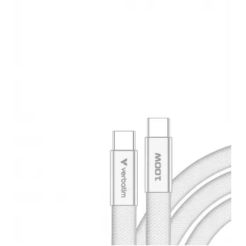 Verbatim Sync & Charge USB-C na USB-C 100W 120cm Biały