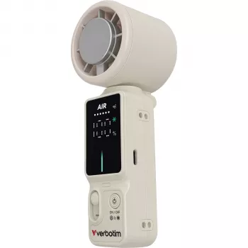 Verbatim Cool inchn´Go Ice Touch Mini Handheld Fan Biały/Srebrny 32348