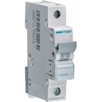 Hager MBN106E MCB 6kA, krzywa B, 6A, 1 biegun