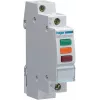 HAGER SVN129 Lampka sygnalizacyjna, 230V AC, 3 x LED czerwona+zielona+pomarańczowa, szyna DIN