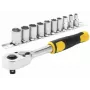 Zestaw grzechotki i nasadek STANLEY 1/2 inch 11-częściowy