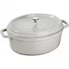 STAUB LA COCOTTE Żeliwny Garnek Owalny 3,2 L, Kolor Truflowy Szary