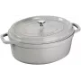 STAUB LA COCOTTE Żeliwny Garnek Owalny 3,2 L, Kolor Truflowy Szary